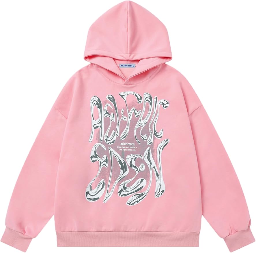 Aelfric Eden Womens Hoodies Oversized Graphic Hoodies Unisex Y2k Heavyweight Hoodie Pullover Trendy