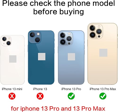 Miniatura 2 de ASDAWN Vidrio de lente de cámara trasera de repuesto para iPhone 13 Pro y 13 Pro Max, kit de repuesto de vidrio de lente trasera con adhesivo