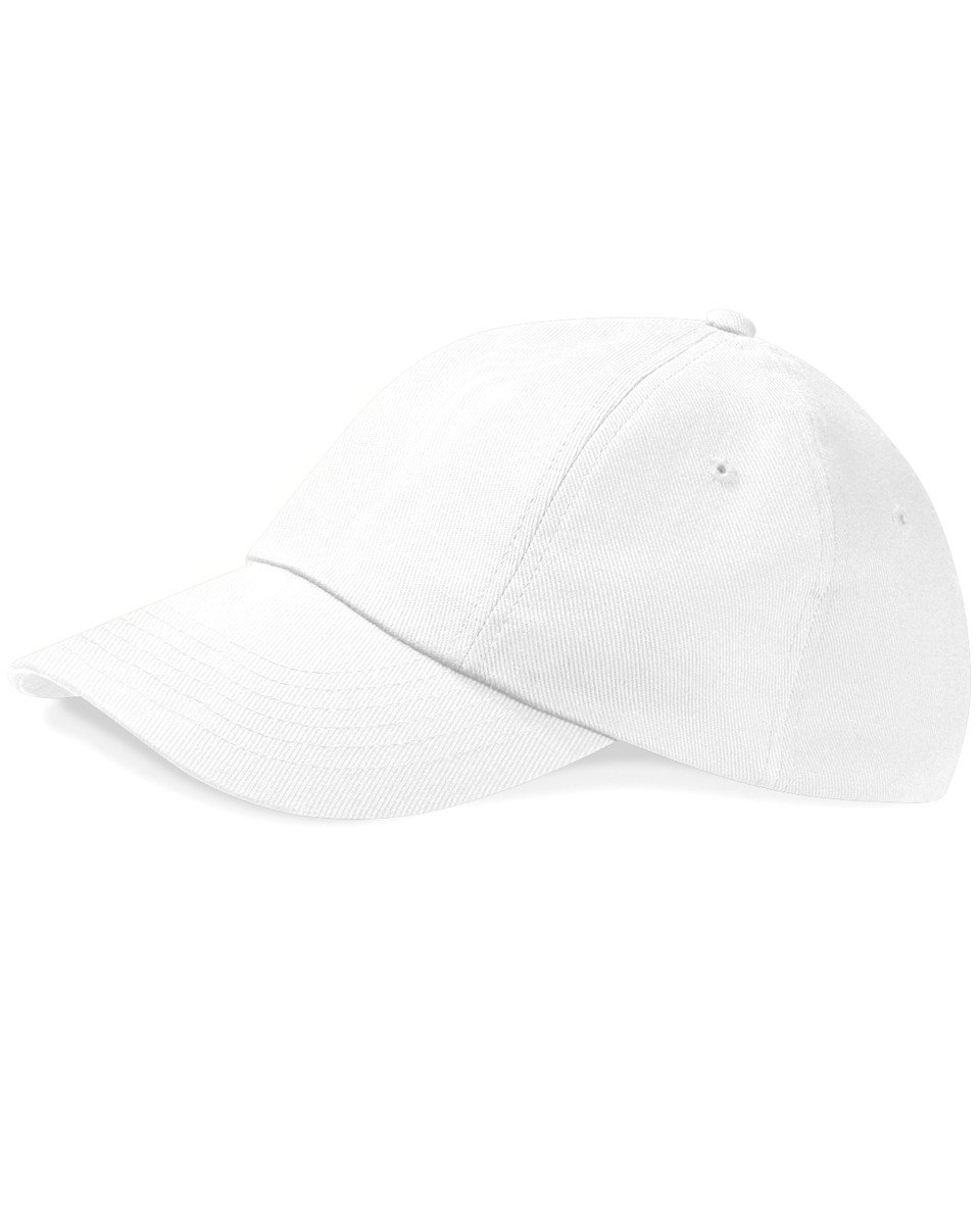 Beechfield Low Profile Heavy Drill Cap Colour=White Size=O/S