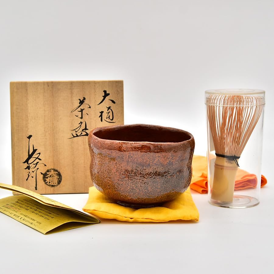 新品未使用 三代 大樋長阿弥 研仁 大樋茶碗 共箱 共布 略歴 二重箱 茶道具 三代 大樋長阿弥 研仁 大樋茶碗 共箱 共布 略歴 二重箱 茶道具 2025年