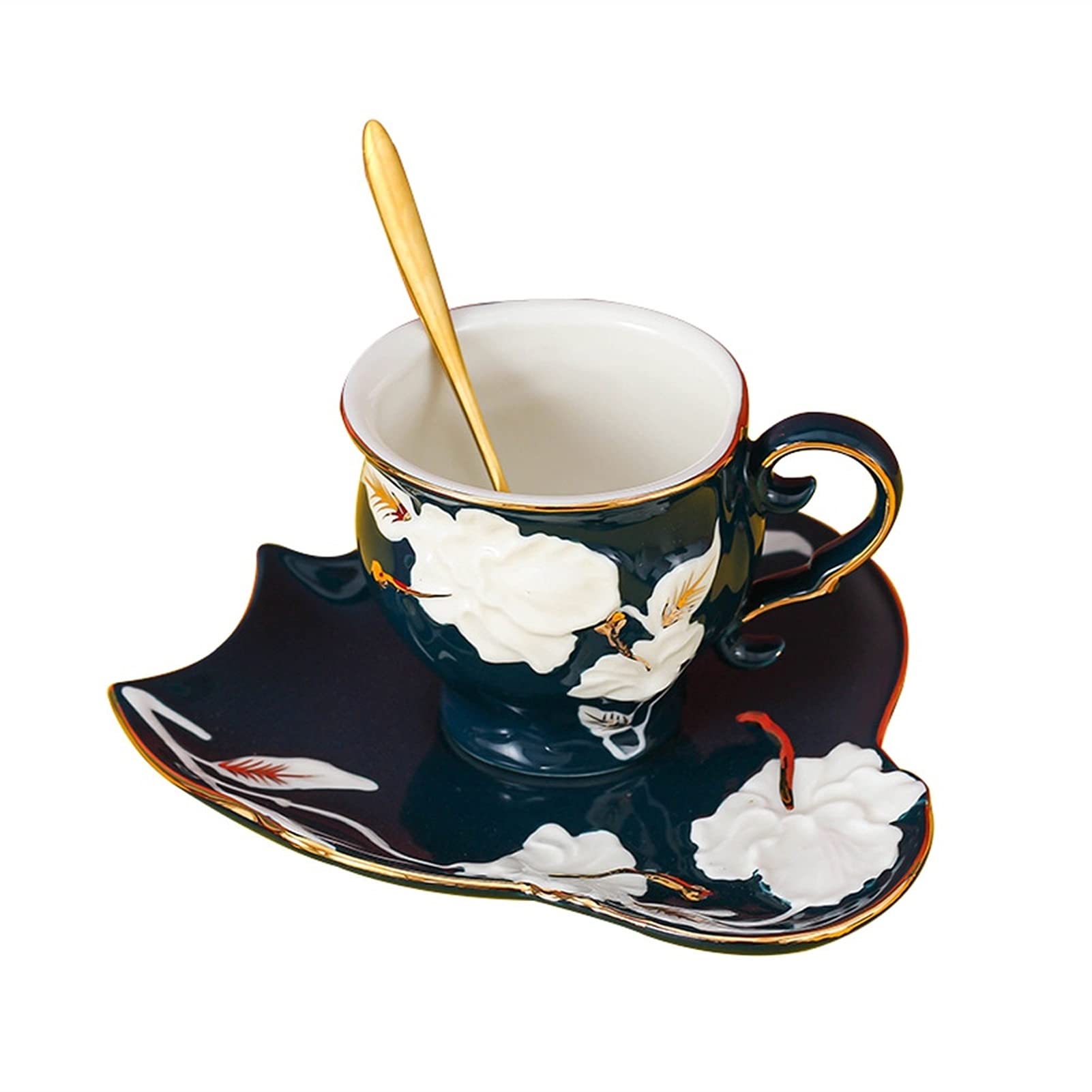 Ceramiczny Zestaw Filiżanek I Spodków Do Kawy I Herbaty Porcelana Kostna Ceramiczne Współczesne Filiżanki Kubki Elegancki Zestaw Kubków Do Kawy I Spodków