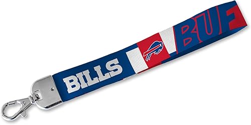 Miniatura 17 de Rico Industries NFL Football Correa Estándar de Muñeca Llavero, Linda Correa de Muñeca para Llaves de Coche, Distintivo de ID, Tarjeta, Billetera