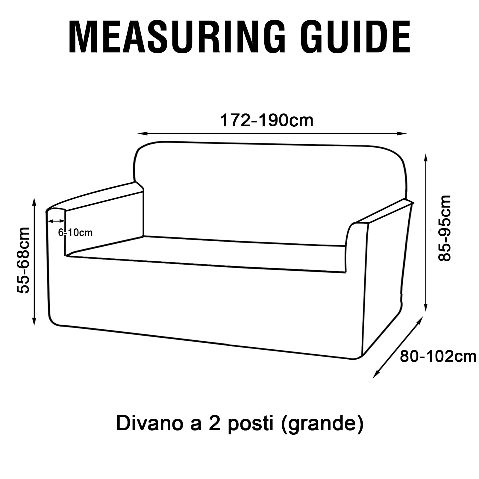 BellaHills Copridivano Grande 2 Posti(172-190cm), Jacquard Copridivano Altamente Elasticizzato, Moderno Copri Divano per Soggiorno, Funge da Protezione per Cani e Animali Domestici, Tortora