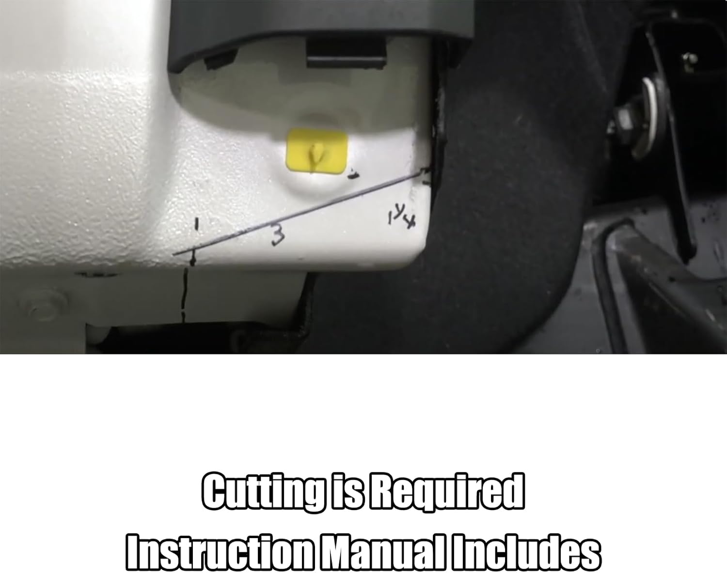 6PCS Mud Flap Delete for Silverado 2500/3500HD 2021-2025 Front Rear Mud Flap Delete Cutting is Required Fit with Larger Tired