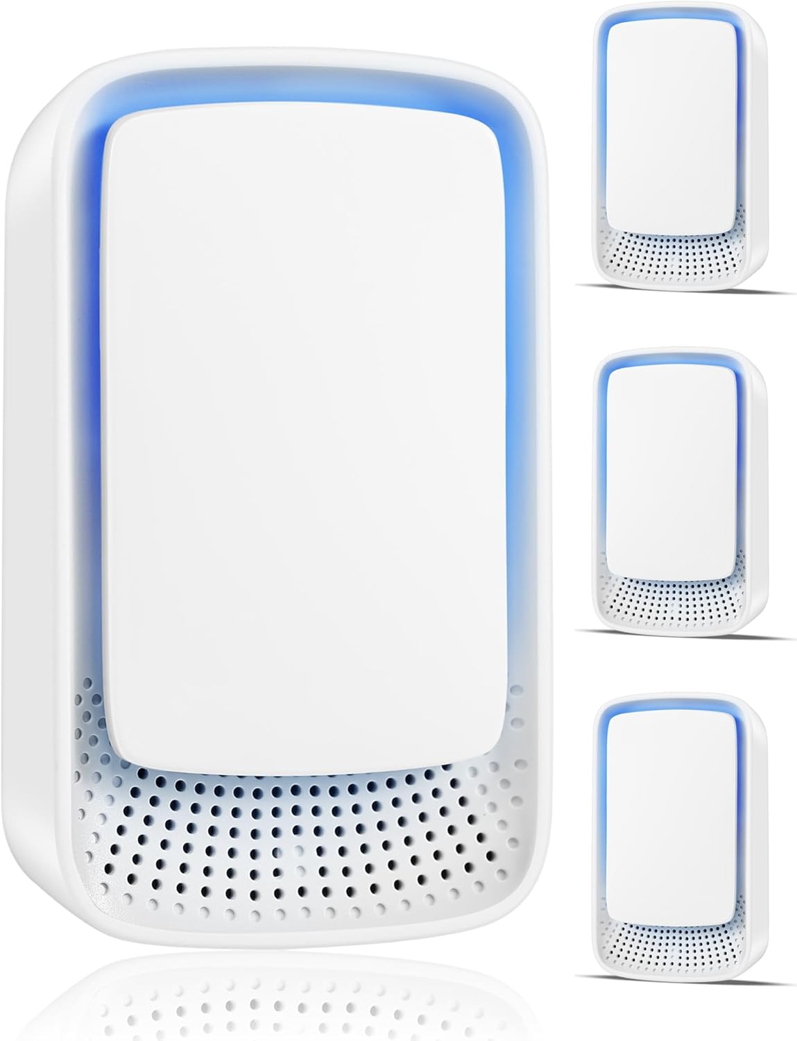 VGY Plug In Air Purifier (4 Pack) – Ionizer Air Purifier, Quiet Negative Ion Air Purifiers, Portable Air Filter Odor for Home, Bedroom, Office, kitchen, Pet Room, White