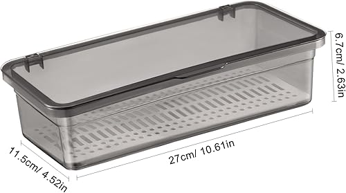 Miniatura 2 de STOBAZA 3 piezas de soporte para utensilios con tapa, cubiertos y cajas de almacenamiento de utensilios, cubiertos, palillos, cucharas, organizador