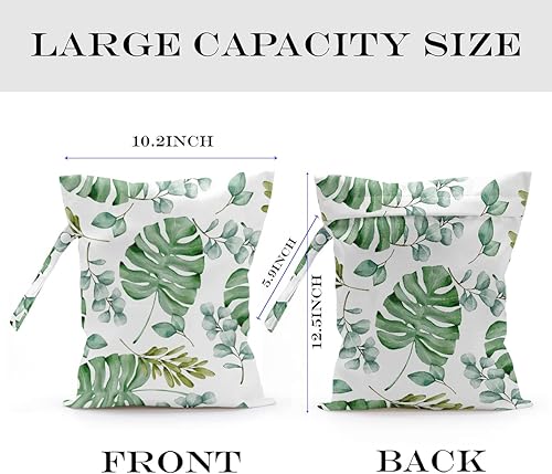 Miniatura 2 de Bolsa húmeda y seca, bolsa húmeda para traje de baño, viajes, playa, piscina, pañales sucios, yoga, gimnasio, ropa, artículos de tocador, bolsa de