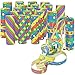 Produktbild com-four® 20x kleine Luftschlangen Rollen in verschiedenen Mustern als Party Deko für Geburtstage - Papierschlangen für Silvester [Auswahl variiert] (20 Stück - bunt)