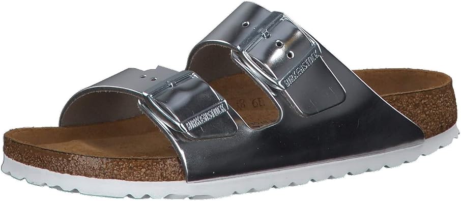 Birkenstock Classic Womens Arizona SFB Leather Flat Sandals