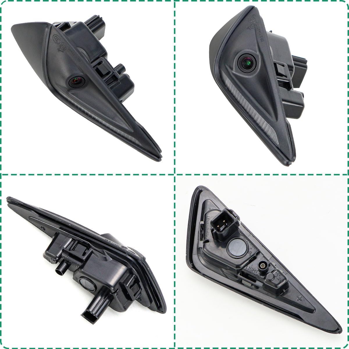 1125107-50-J Front Right Side Fender Camera Replacement for Tesla Model 3 2017-2022 & Tesla Model Y 2017-2022, OE Trun Signal Repeater Wing Cam Replaces 1125107-50-H, 1125107-50-G by GreenYi