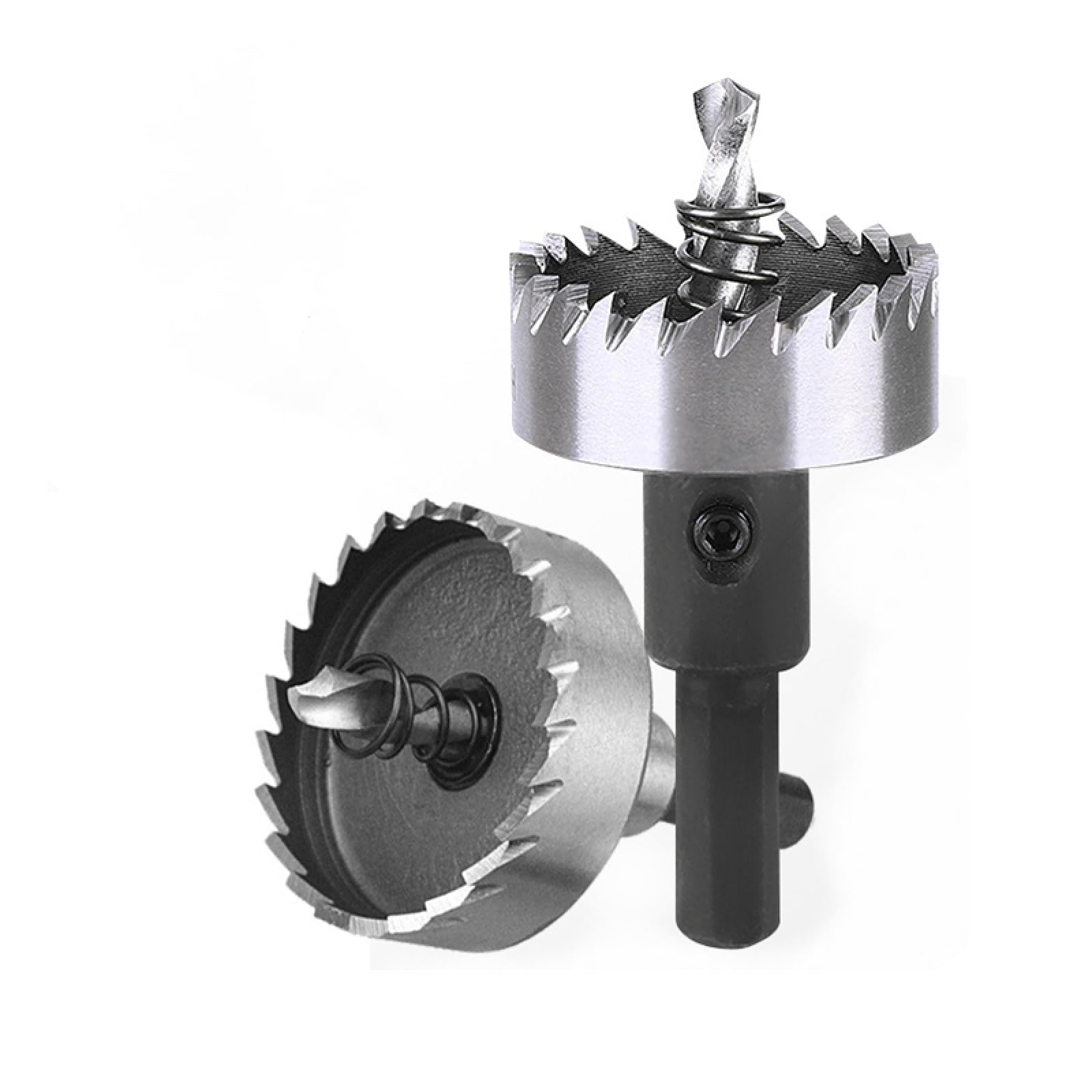 HSS Carbide Hole Saw 19mm-100mm - Carbide Hole Cutter Wiht Hex Shank Drill Bit Adapter for Wood Cornhole Boards Plastic Drywall Metal Sheet,22.5mm