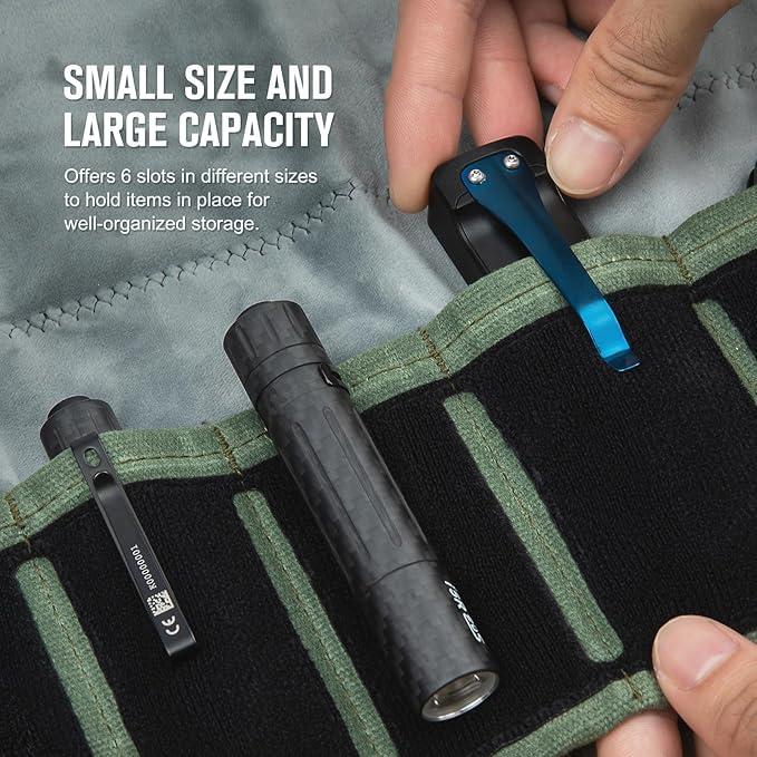 Pochette Tactique EDC OKNIFE Exploit Mini Sac à Outils de Rangement avec 6 Emplacements