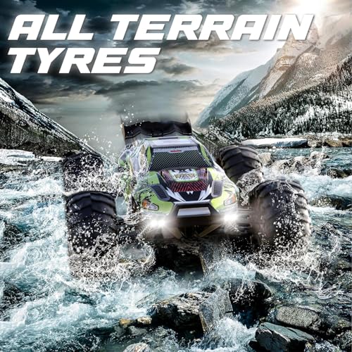 Image of TTYY 1:16 All Terrain Supersonic Rc Car,45 Kph High Speed Remote Control Car with 2.4 Ghz Remote Control,Electric Vehicle Off-Road Truck,4X4 Wheel Drive Rc Trucks with Rechargeable Batteries,Red