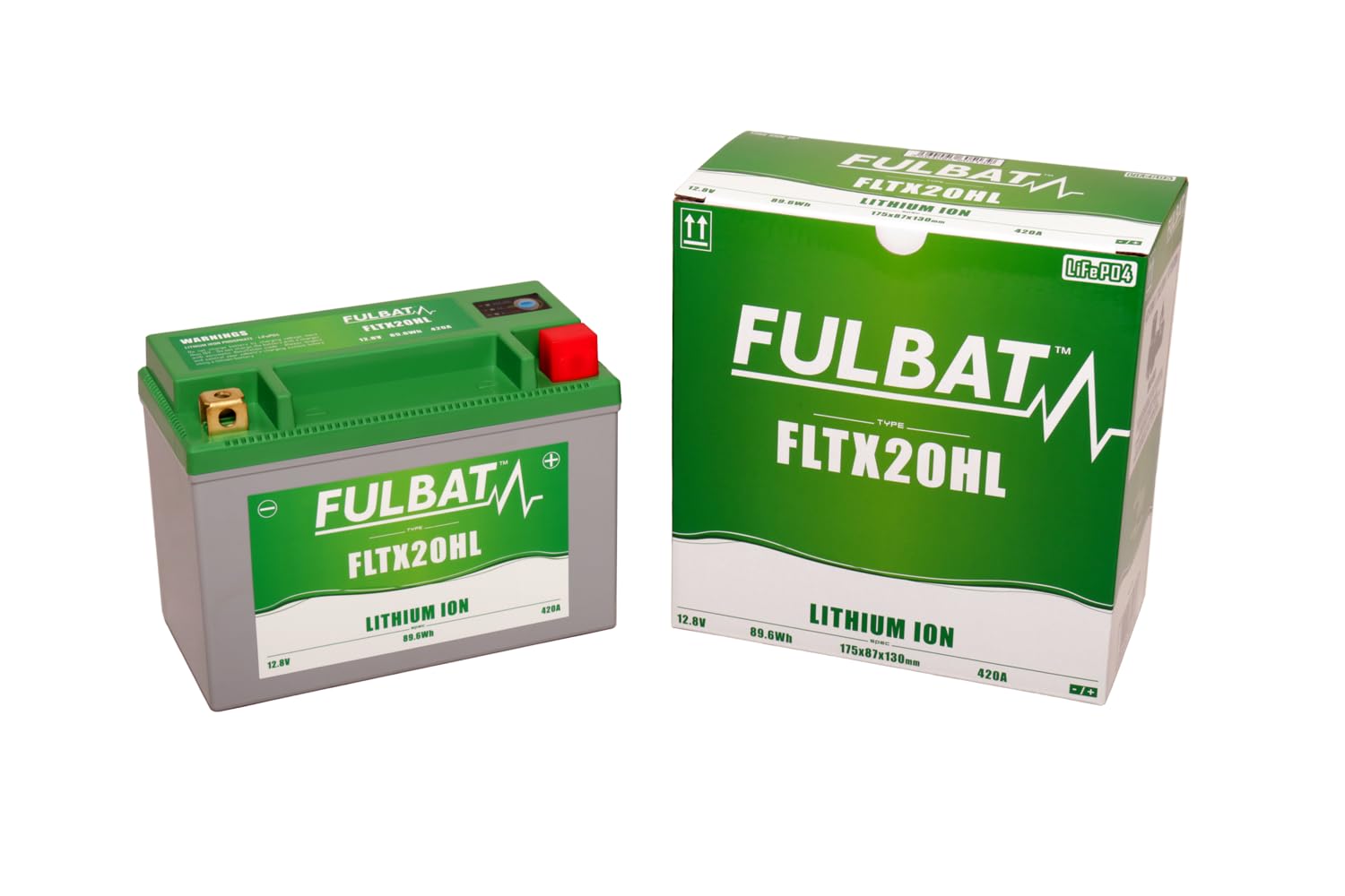 Batterie Fulbat LiFePO4 FLTX20HL 12 V 7 AH