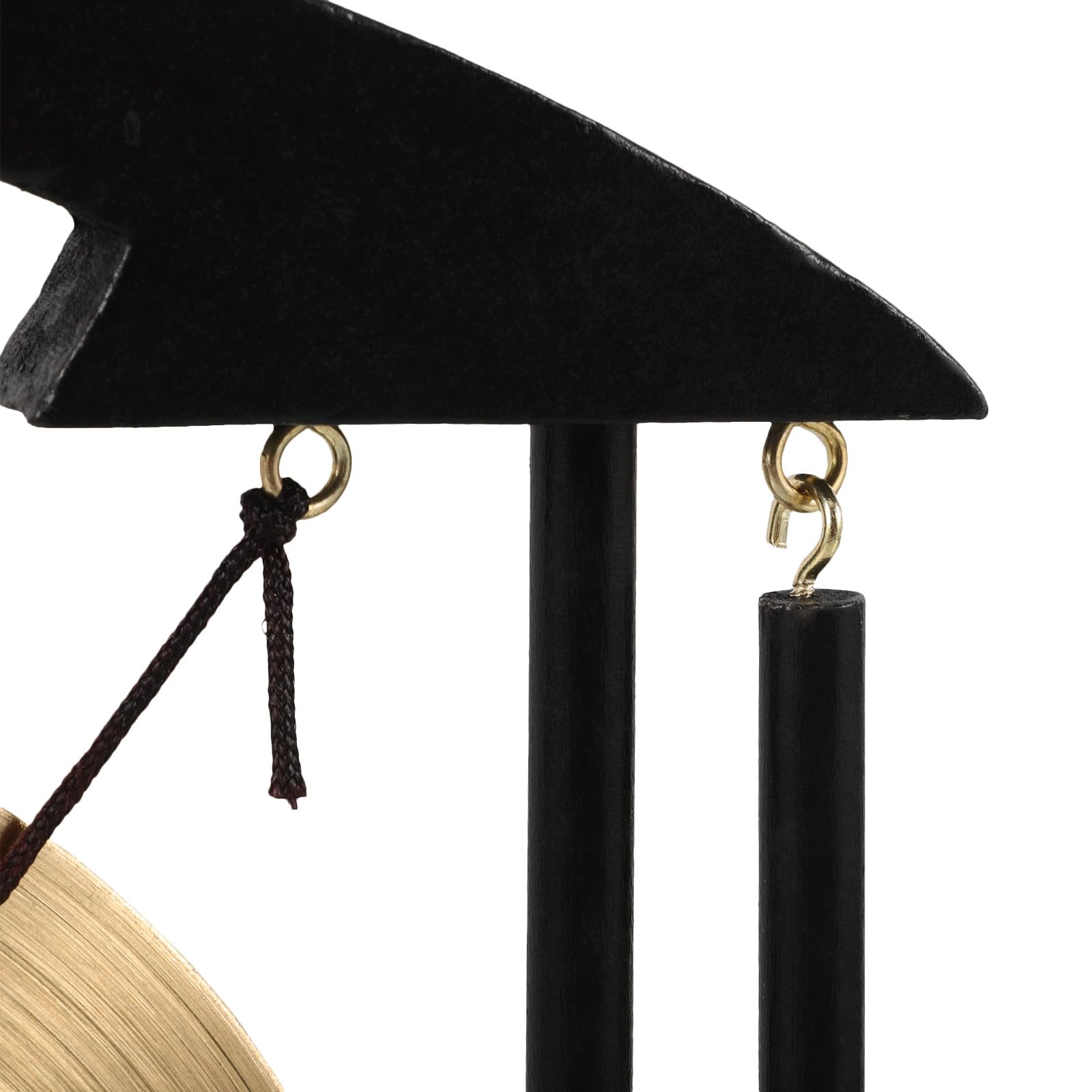 Sewroro Gong para Decoración de Escritorio Feng Shui de Latón y Sala