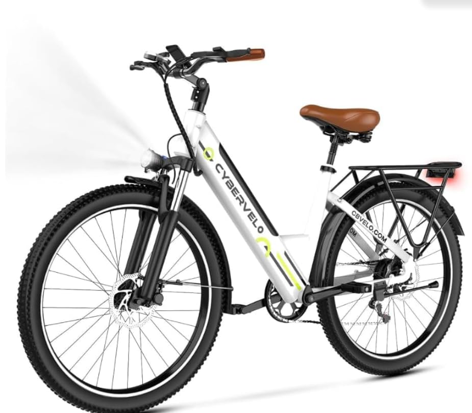 YorkE 26“ Electric Bike for Adult,750W Peak, up 80 Miles Removable Battery Ebike,Adult Electric Bicycles for All Terrain,Men Women E Bike, 7-Speed image 1