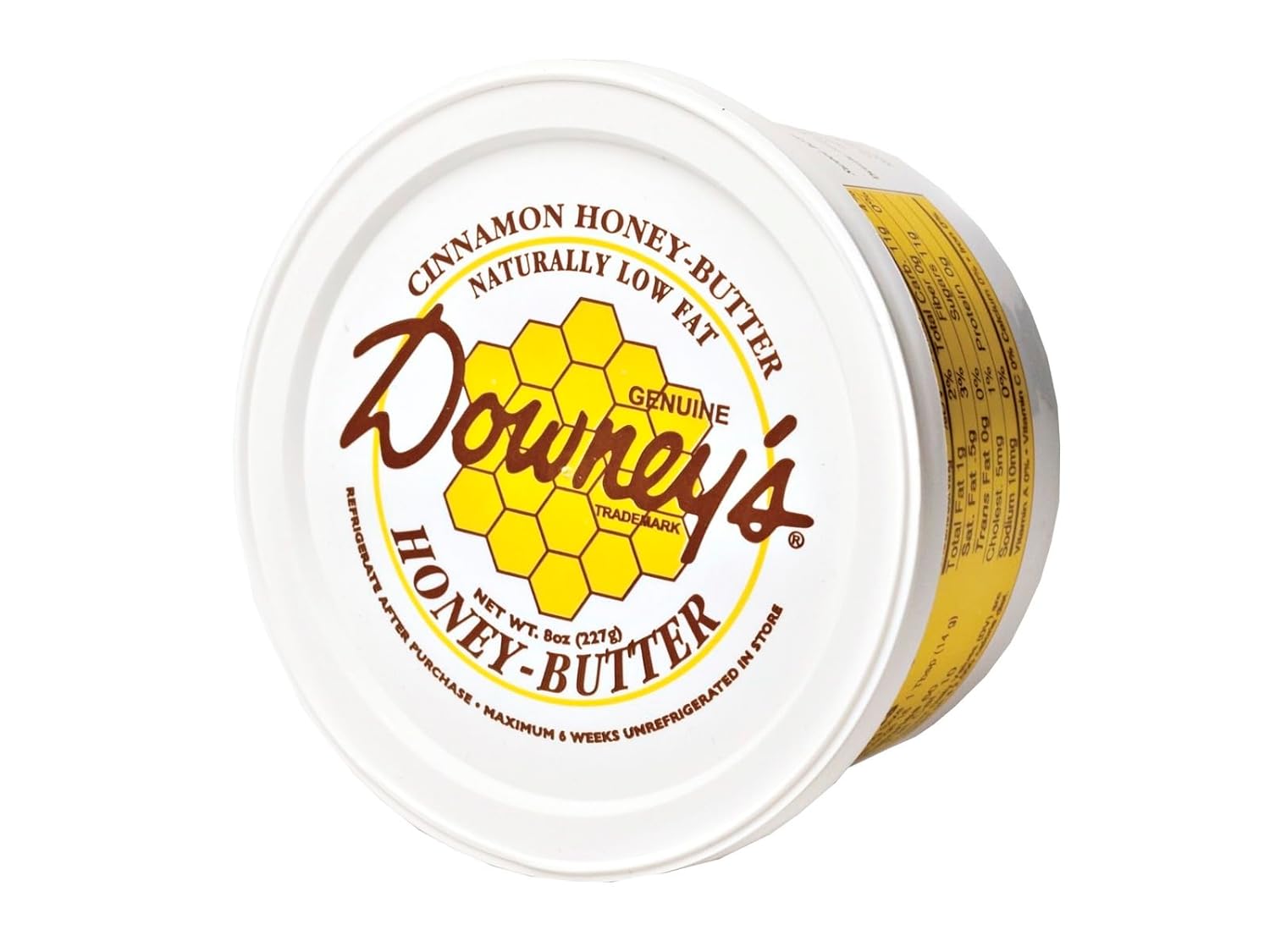 AmishTastes Downey's All-Natural Cinnamon Honey Butter, Favorite Amish Food, 8 Oz. (Pack of 24)