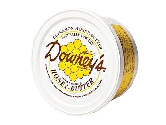 KauffmanTreats All-Natural Cinnamon Honey Butter From Downeys In Lancaster, Pennsylvania, Hand-Crafted In Small Batches, 8 Oz. Pack of 2