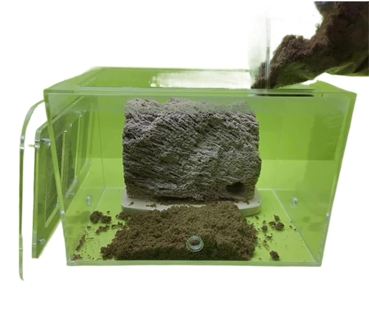 Formicarium pour Fourmis, Nid de château Maison formicarium Fourmis en Acrylique Transparent for l'observation Scientifique. Taille