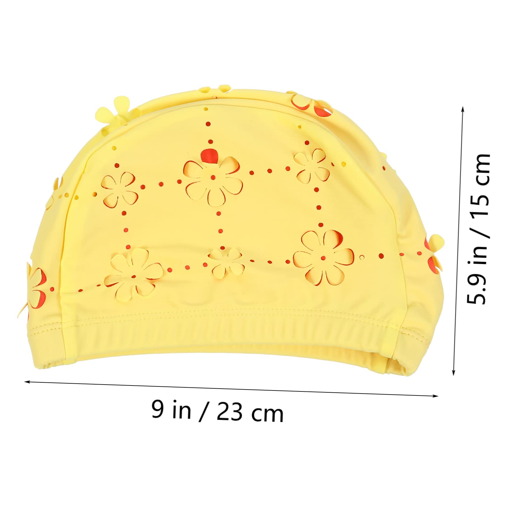 Levemolo 3stücke Protect Ears Schwimmhut Für Damen Uv-Schutz Kreatives Design Langhaarige Schwimmermütze Für Pool Oder Strand Aus Langlebigem Pu Für Sommer