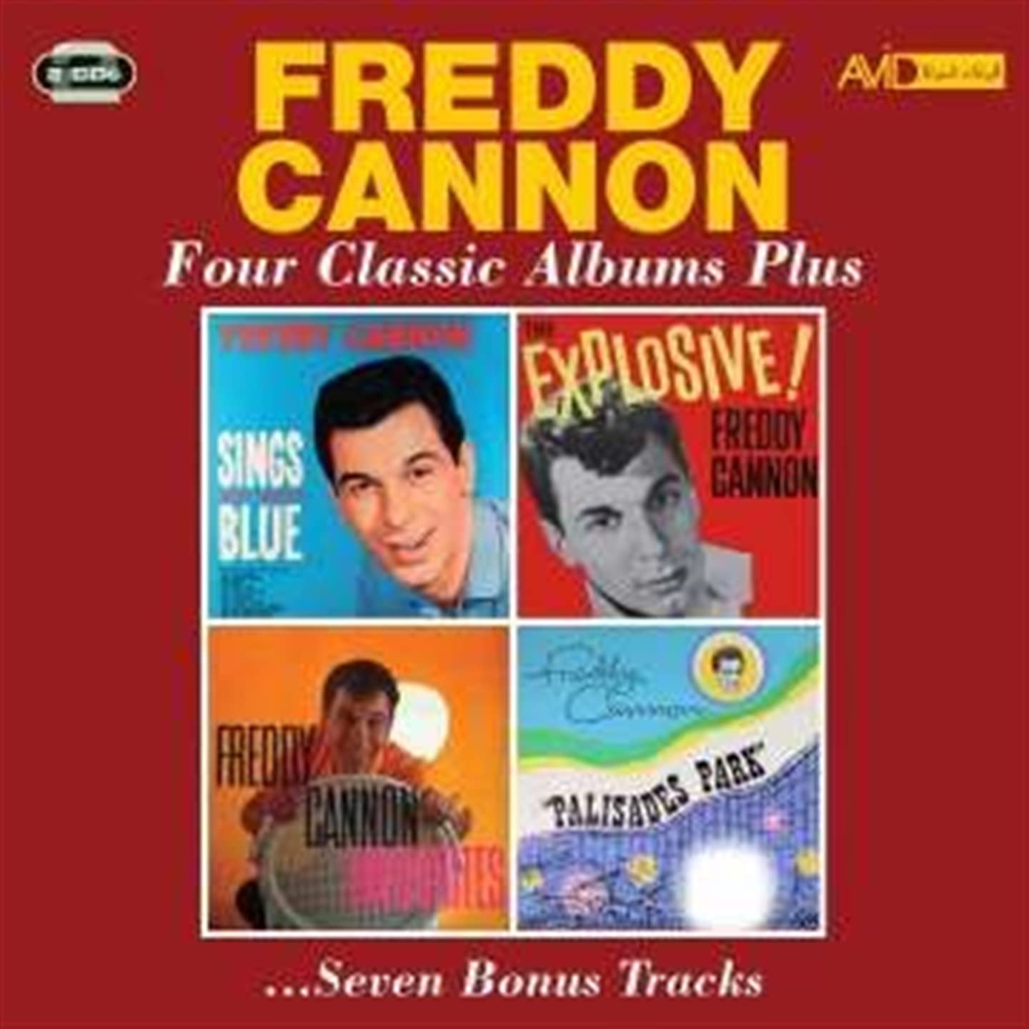 Freddy Cannon Four Classic Albums Plus 2-CD NEW SEALED 2022 Remastered