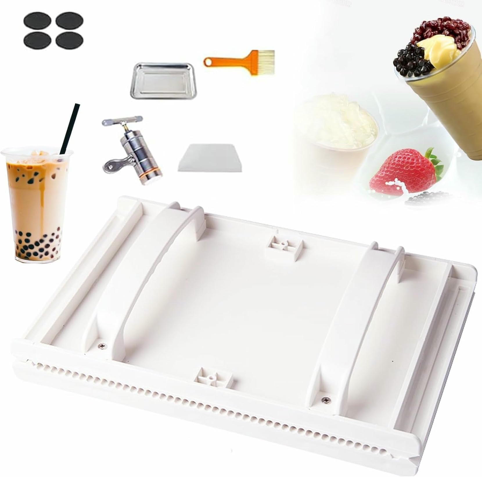 Máquina de perlas de tapioca de 10mm para cafeterías con pelador integrado