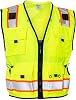 M L Kishigo Mens Class 2 High Vis Professional Surveyors Vest Lime S