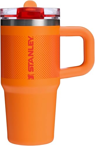 STANLEY Quencher ProTour Flip Straw Tumbler with Leakproof Lid | Built-In Straw & Handle | Cupholder Compatible for Travel | Insulated Stainless Steel Cup | BPA-Free - (size: 14 Ounces, color: Goldenrod Fade)