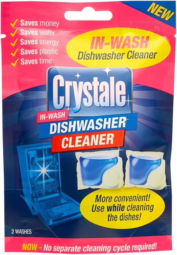 Crystale InWash Dishwasher Cleaner (1 pack of 2 capsules) Amazon.co.uk Grocery