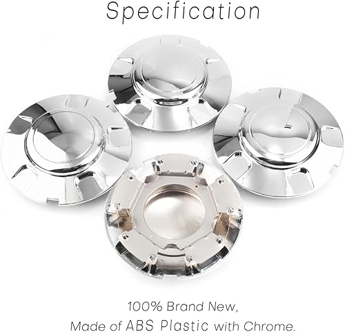 Miniatura 4 de Tapones centrales de rueda de 7.500 in 7.5 pulgadas para Ford Expedition 1997-2003 de 16 pulgadas C3328 YL14-1A096-AA YL141A096AA  4 tapas centrales