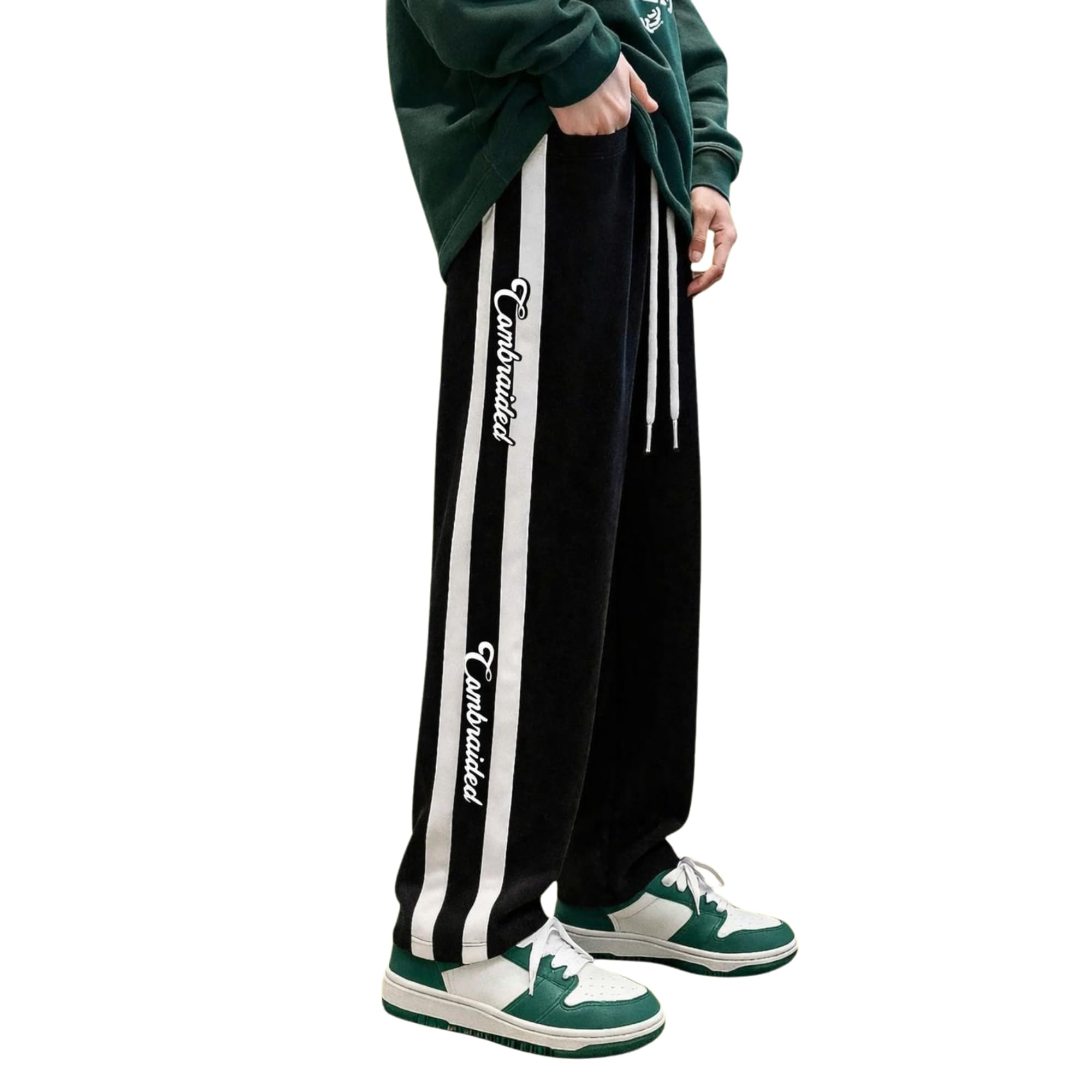chrovel Men’s Stretchable Lycra Track Pants | Slim Fit Activewear for Gym, Yoga & Casual Wear | Elastic Waist with Drawstring | Comfortable Breathable Fabric-picture-14