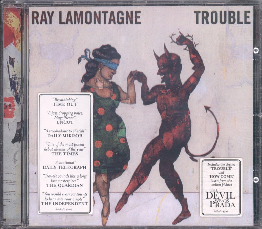 RAY LAMONTAGNE ~ TROUBLE ~ 2004 UK 10-TRACK CD ALBUM ~ 14th FLOOR 825646333929