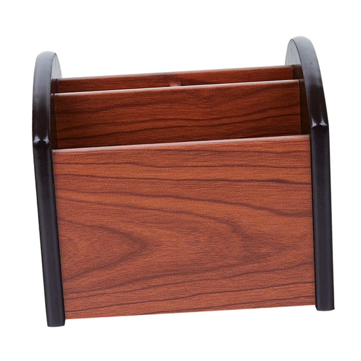 SHINEOFI Organizer da Scrivania Porta Penne in Legno Multifunzionale Design a Scomparti e Contenitore per Ufficio, per Uso Desktop in Ufficio