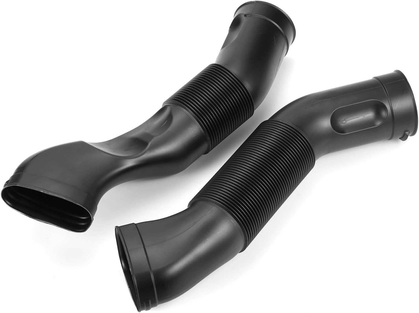 Pair of Air Intake Hose Pipe 1130942282 + 1130942182 Compatible with Mercedes Benz AMG CLS500 E500 | E55 CLS55 2003-2006