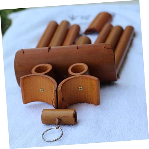 Miniatura 9 de Campanilla de viento para exteriores, decoración de jardín hecha a mano con sonido agradable para patio, porche y entrada colgante