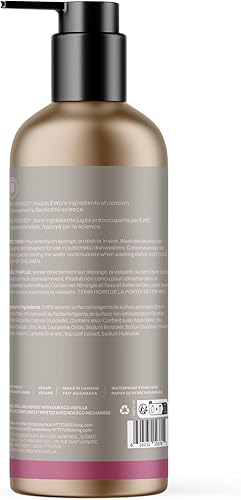 Miniatura 7 de ATTITUDE Jabón para platos y limpiador de biberones para bebés, líquido para lavar platos verificado por EWG, sin tintes ni fragancias añadidos,