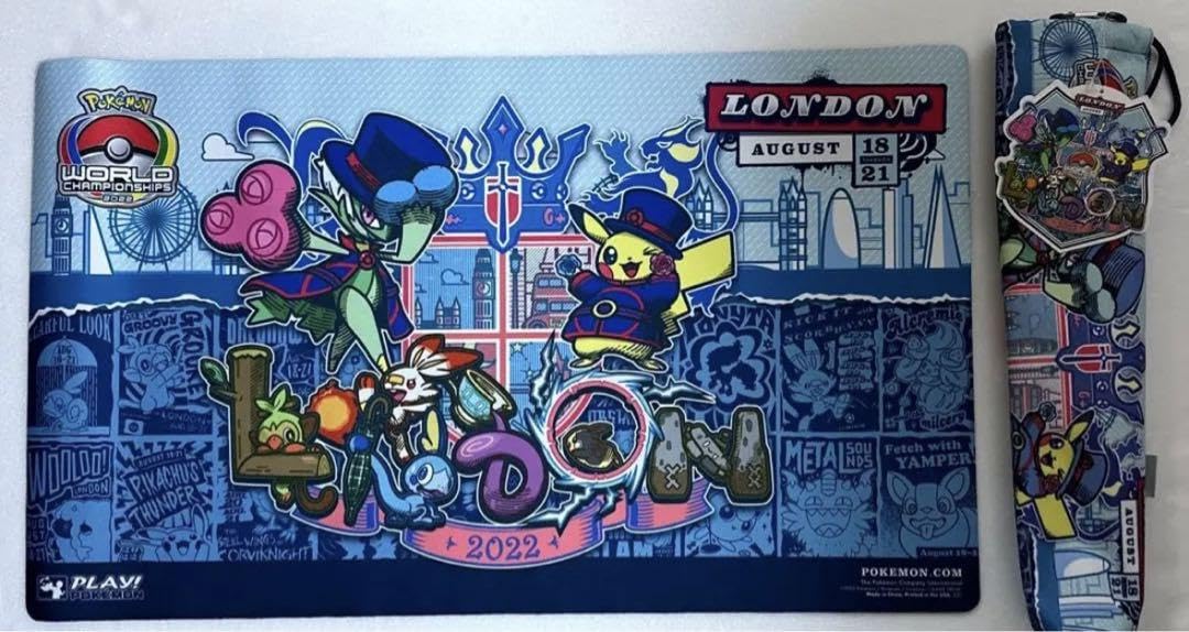 WCS 2022 ロンドン　限定　プレイマット Amazon.co.jp: wcs 2022 ロンドン プレイマット : おもちゃ