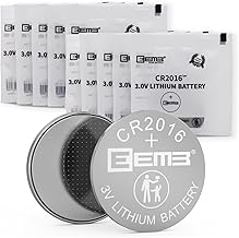 EEMB 10 PACK CR2016 Batteria 3V al litio Batteria a bottone a moneta 2016 Batteria ECR2016 DL2016 LM2016 per chiavi FOB auto orologi calcolatrici apriporta garage giocattoli luci a LED