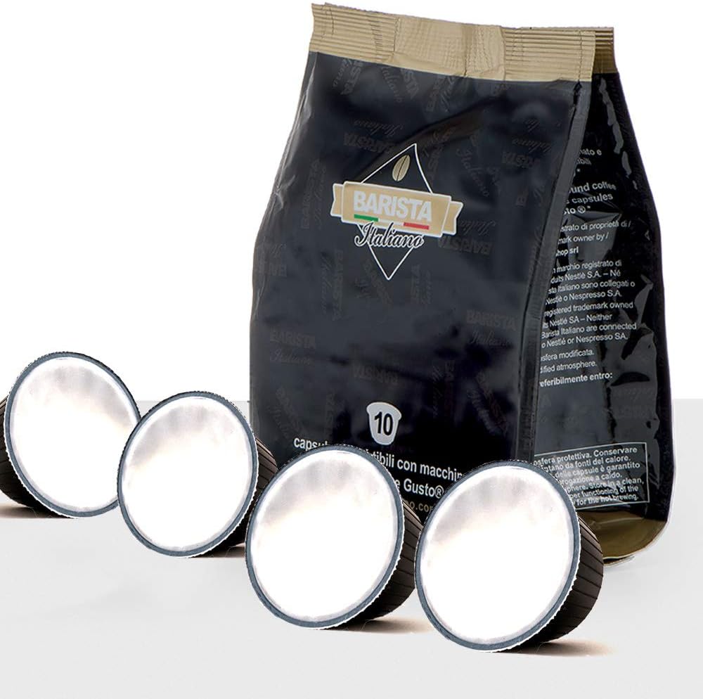 Barista Italiano - 50 Pods Compatible with Dolce Gusto®* machines (MILK LATTE, 50 Capsules, 50 Servings)