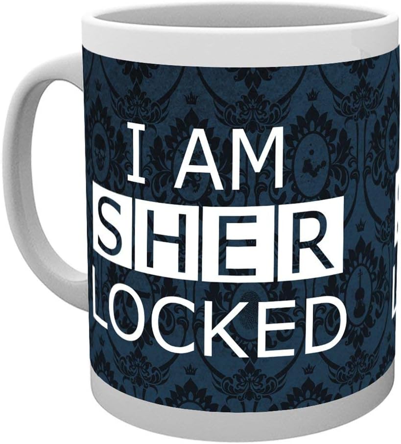 GB eye, Sherlocked Dark, Mug, Ceramic