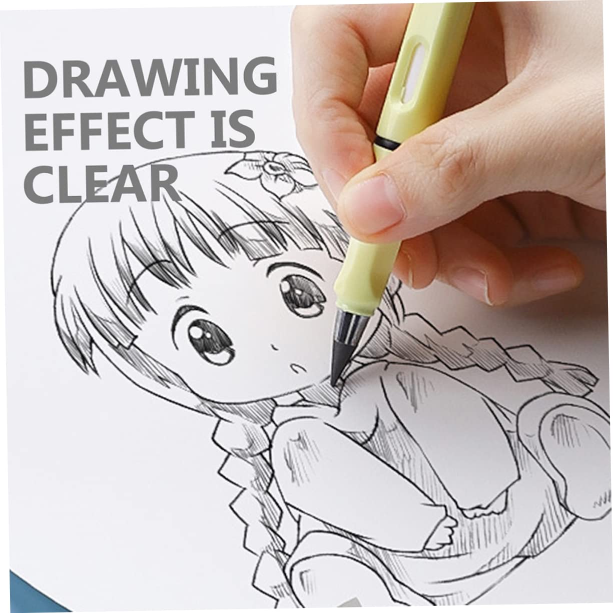 DOITOOL 3 Sätze Schulbleistifte Bleistiftspitzen Für Immer Ewiger Bleistift Nibs Tintenlose Bleistiftspitzen Ewige Bleifreier Bleistift Legierung Schwarz 50 Stück * 3