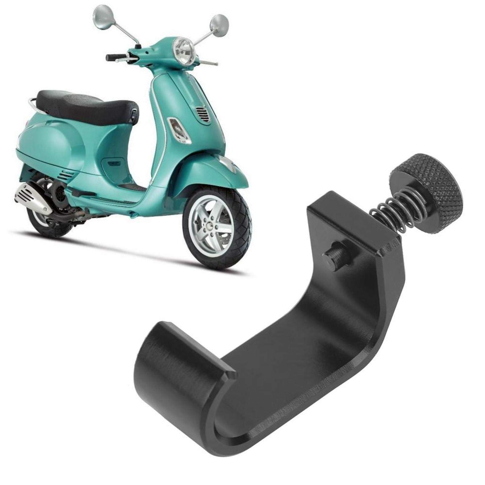 Reemplazo para Vespa GTS 250 300 Motocicleta Trasero Portaequipajes Gancho Percha de la Motocicleta Trasera Portaequipajes Gancho Gancho Percha