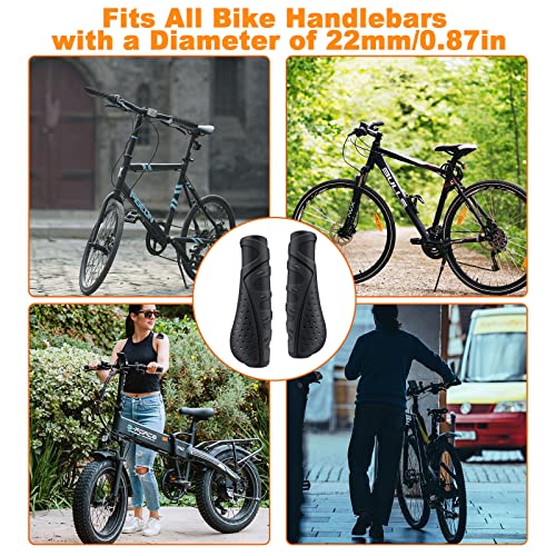 Nicedack Bike Handlebar Grips, Anti-Slip Rubber Bicycle Handlebar Grips,Ergonomic Design Bike Handler Grips For Mtb,Bmx,Folding Bike,E-Bike,Scooter,Beach Cruiser, Mountain Bike Handlebar Grips #TOP7