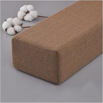 Bed Gap Filler Mattress Gap Filler Headboard Pillow Gap Bed Wedge Headboard Pillow Gap Filler Cover Gap Between Bed and Headboard or Bed and Wall Color Coffee, Size 10X10X5X100cm