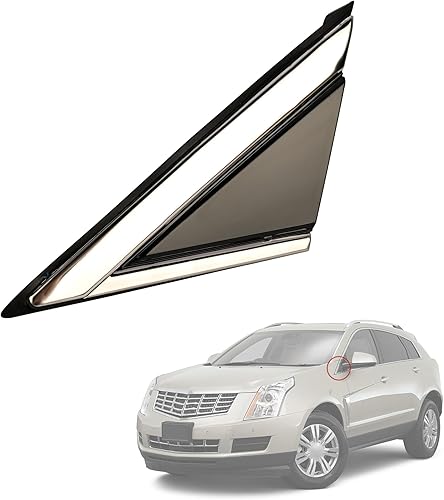 Magimaker Cubierta de bandera para espejo delantero izquierdo del lado del conductor 22774041 compatible con Cadillac SRX 2010 2011 2012 2013 2014