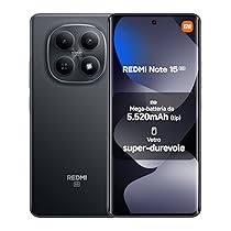 XIAOMI Redmi Note 15 5G, Smartphone 6+128GB, Design ultrasottile, Resistenza IP65, Fotocamera super nitida da 108 MP, Display FHD+ da 6,77″, Nero, Garanzia 2 anni, Caricatore non incluso