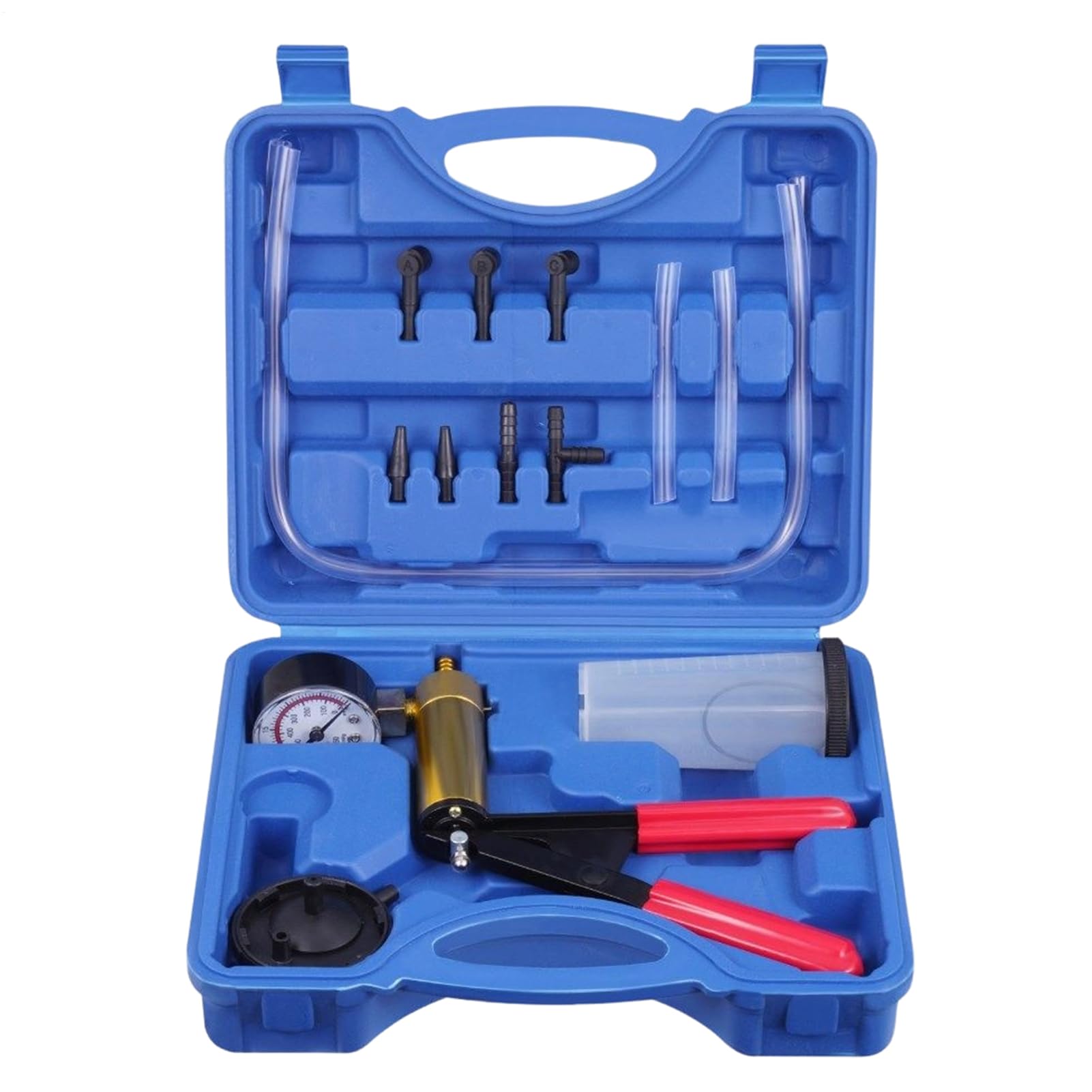– Brake Fluid Bleeder Kit,Manual Portable Universal Vacuum Pump - Brake System Bleeding Tools - for Car System Fluid Pressure Check Master Coolant Clutch Valve Repair Motor