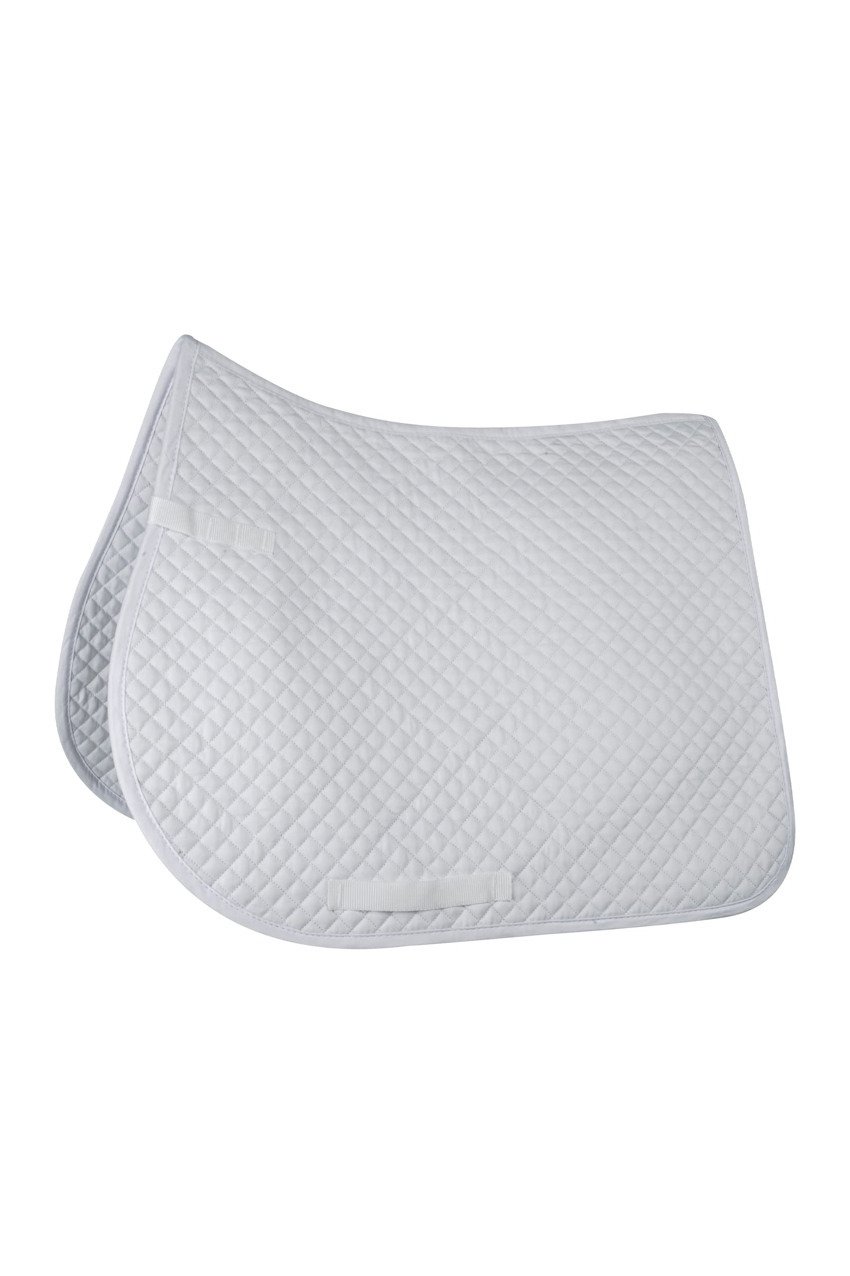 Hkm Hkm 4000315759088 Saddle Cloth Small Quilted Versatility1200 Whitblood/Warmblood, White, Thoroughbred/Warmblood