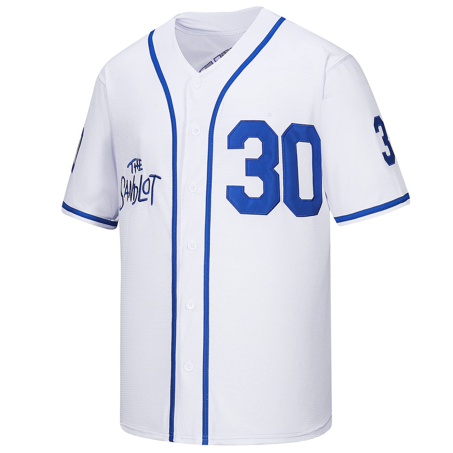 The Sandlot Benny Jersey Men's #30#5#11 Benny The Jet Rodriguez Movie Baseball Jersey Stitched S-3XL