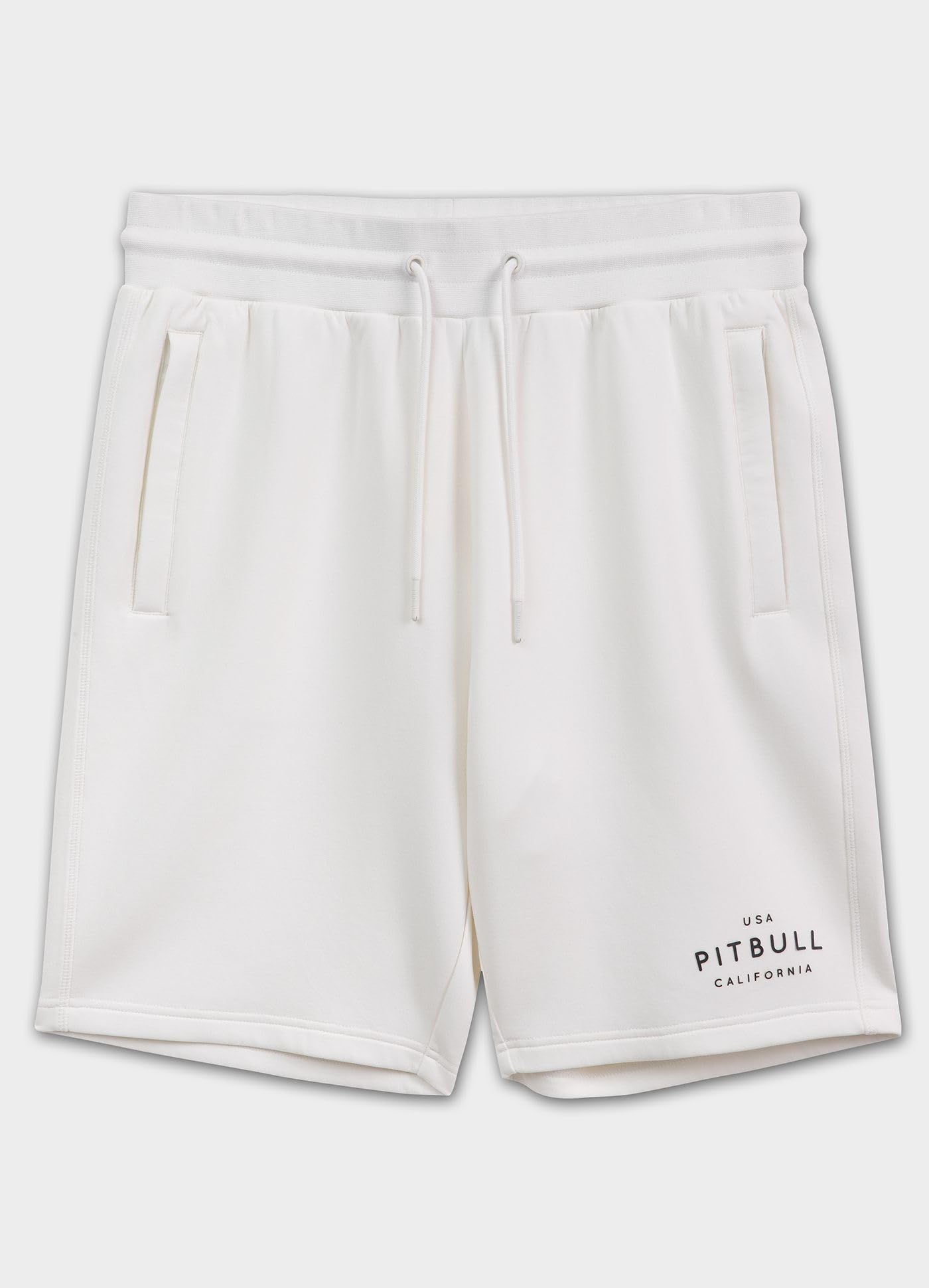 PITBULL - Short Sport Homme Sampson, Short Homme avec Poches Zippées, Shorts D'été en Sweat, Pantalon de Jogging Court Regular Fit, Shorts avec Taille élastique
